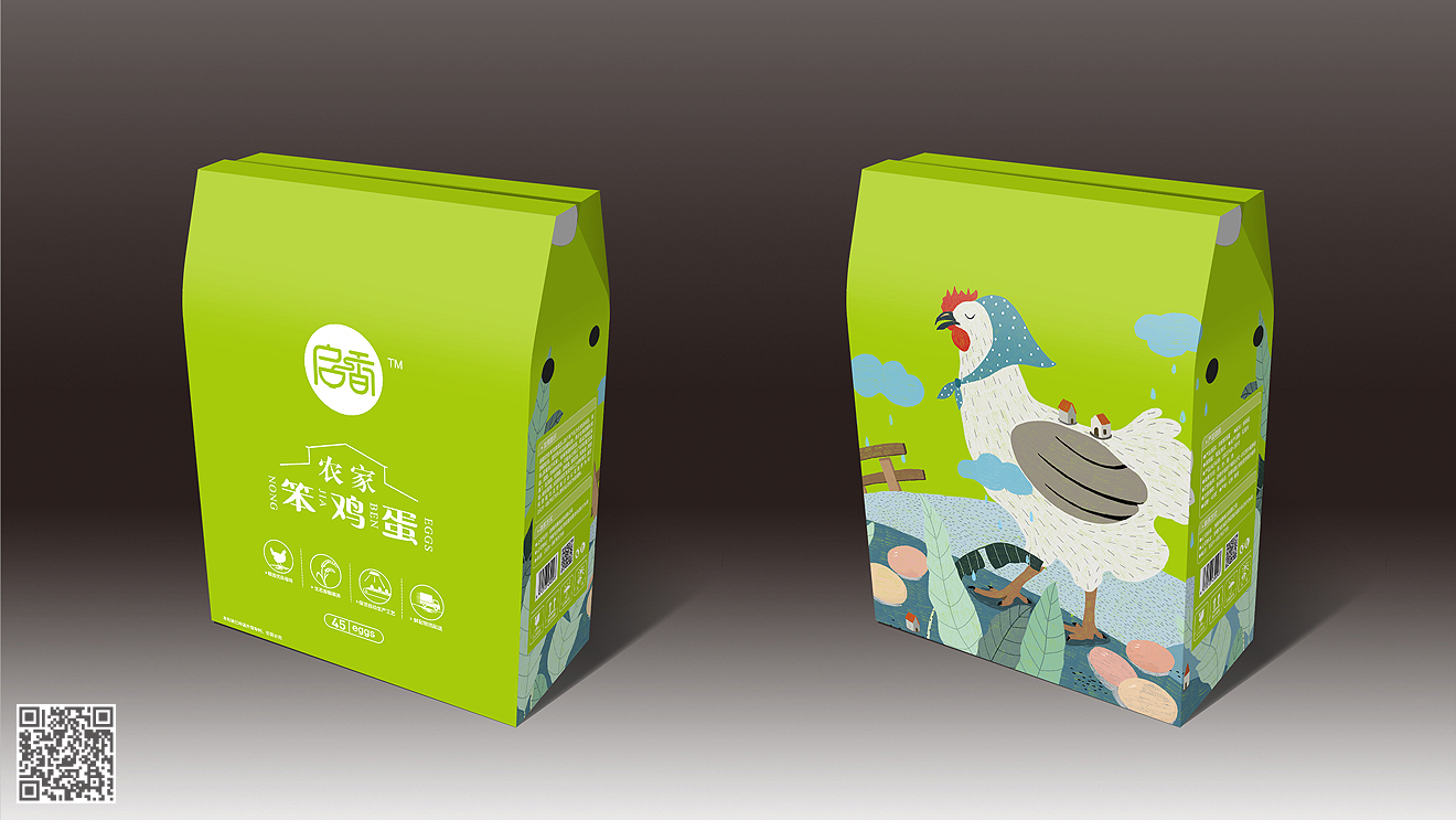 農(nóng)家笨雞蛋營銷包裝設計