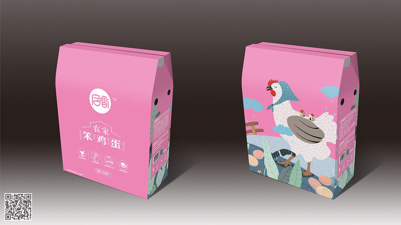 農(nóng)家笨雞蛋營銷包裝設計